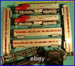 American Flyer Passenger Train Set 2 Diesels 4 Cars Track Transformer