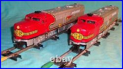 American Flyer Passenger Train Set 2 Diesels 4 Cars Track Transformer