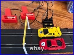 Artin Narrow Lanes Squeezer Teezer Slot Car Racing Track Box Set #84340 Tested