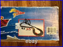 Artin Narrow Lanes Squeezer Teezer Slot Car Racing Track Box Set #84340 Tested