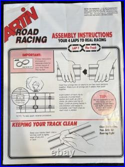 Artin Rare Slot Car Set Grand Team Challenge Four Racers 65 1/2 Foot Track Artin Rare Slot Car Set Grand Team Challenge Four Racers 65 1/2 Foot Track