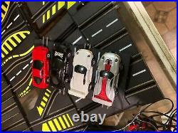 Artin Rare Slot Car Set TEAM GRAND PRIX 4 CARS 110 track Huge Lot TESTED