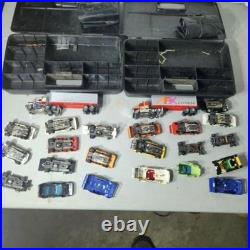 Aurora AFX 4-Lane Race Set Slot Car Track Set with Daytona Control, Track & Cars