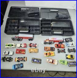 Aurora AFX 4-Lane Race Set Slot Car Track Set with Daytona Control, Track & Cars