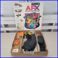 Aurora AFX Model Motoring Slot Car Set with Track Cars & Box 1608 Untested Vintage Aurora AFX Model Motoring Slot Car Set with Track Cars & Box 1608 Untested Vintage