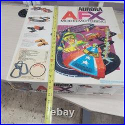 Aurora AFX Model Motoring Slot Car Set with Track Cars & Box 1608 Untested Vintage Aurora AFX Model Motoring Slot Car Set with Track Cars & Box 1608 Untested Vintage