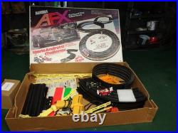 Aurora AFX Slot Car Race Track Set Mario Andretti Challenge Excellent