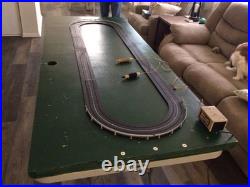 Aurora HO T. Jet Slot car Track Set With 2 Cars (Tested)
