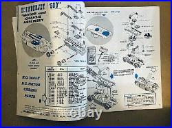 Aurora Model Motoring #1956 Golden Gate Bridge HO Slot Car Race Track Set 1965