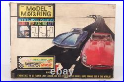 Aurora Model Motoring Stirling Moss Table Top Racing Set Tracks Cars HO Scale Aurora Model Motoring Stirling Moss Table Top Racing Set Tracks Cars HO Scale