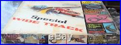 Aurora Model Motoring T-jet #1677 Special Wide Track Slot Track Race Set 2 Car +