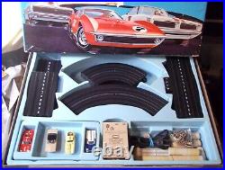 Aurora Tjet Good Ho #1324 Slot Car 4 Lane Race Track Set 4 Running Cars Afx Tyco