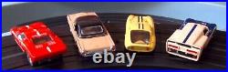 Aurora Tjet Good Ho #1324 Slot Car 4 Lane Race Track Set 4 Running Cars Afx Tyco