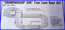 Aurora Tjet Good Ho #1324 Slot Car 4 Lane Race Track Set 4 Running Cars Afx Tyco Aurora Tjet Good Ho #1324 Slot Car 4 Lane Race Track Set 4 Running Cars Afx Tyco
