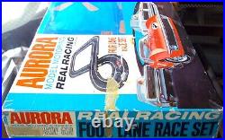 Aurora Tjet Good Ho #1324 Slot Car 4 Lane Race Track Set 4 Running Cars Afx Tyco