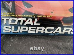 Authentic Scalextric Total Supercars Remote Control Cars With Track/Accessories