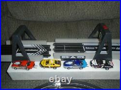 Auto World 4 NHRA slot car 2 In 1 AW Race set Electric pro racing track tyco afx