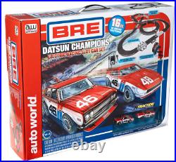 Auto World BRE Datsun Champions 510 vs 240z 16' HO Slot Car Track Set SRS353