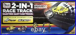 Auto World #CP3000ntb 1/64 2-in-1 Race Track Brand New With Four cars