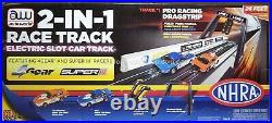 Auto World #CP3000ntb 1/64 2-in-1 Race Track Brand New With Four cars