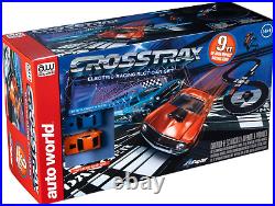 Auto World Crosstrax Road Course 9' Slot Car Race Set