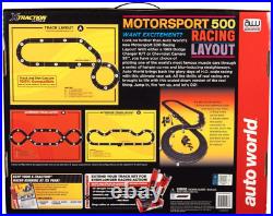 Auto World Motorsport 500 Charger vs Camaro 14' HO Slot Car Track Set SRS346