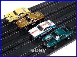 Auto World Rallye 4x4 Four Lane 12' Slot Car Set Wireless Controllers Auto World Rallye 4x4 Four Lane 12' Slot Car Set Wireless Controllers
