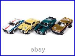 Auto World SRS348 HO Scale Rallye 4+4 Over 12' of 4 Lane Racing Action Slot Car