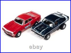 Auto World Showroom Shootout 14' HO Scale Slot Car Race Track Set #RSS337RNEW