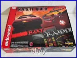 Auto World Slot Car Track Knight Rider K. I. T. T vs K. A. R. R In Box 16' Track Rare