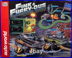 Auto World X-Traction Fink & Furry-ous Underground HO Scale Track Set