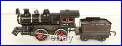 BING #7138103 PREWAR PASSENGER SET WithCLOCKWORK CAST IRON LOCO & CARS-EX. IN OB