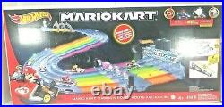 BRAND NEW Hot Wheels Mario Kart Rainbow Road Raceway Race Track Set In Stock