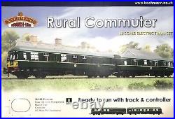 Bachmann OO Gauge Rural Commuter Set Class 105 2 Car DMU inc. Track & Controller