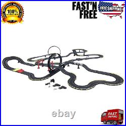 Big Loop Chaser Electric Slot Car Road Racing Set XXL Over 53 feet Track 4 Cars