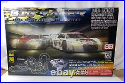 Big Racer Slot Car Track Set Electric Road Racing 66263N 143 Scale Open Box