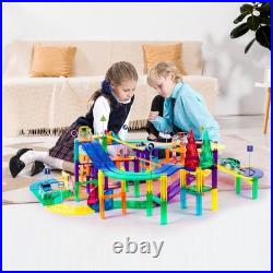 Building Block Magnetic Tiles 150 Piece Race Car Track Set PTR150 PicassoTiles