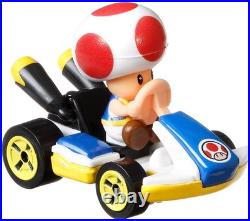 Bundle of Hot Wheels Toy Car Track Set, Mario Kart Bowser's Castle 34 inches