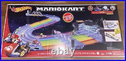 CHRISTMAS 2022! NEW SEALED Mattel HOT WHEELS Mario Kart Rainbow Road Track Set