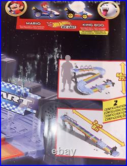 CHRISTMAS 2022! NEW SEALED Mattel HOT WHEELS Mario Kart Rainbow Road Track Set