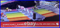 CHRISTMAS 2022! NEW SEALED Mattel HOT WHEELS Mario Kart Rainbow Road Track Set