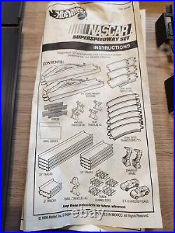 COMPLETE Hot Wheels NASCAR Superspeedway Motorized X-V Racers Set 1990s 23260