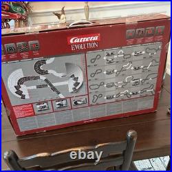 Carrera Evolution Ferrari Trophy Power Racing Electric Slot Car Track Set New