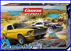 Carrera GO! Highway Chase Slot Car Racing Toy Track Set with Jump Ramp