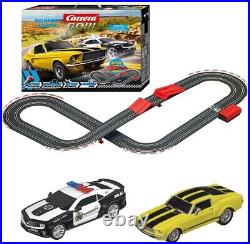 Carrera GO! Highway Chase Slot Car Racing Toy Track Set with Jump Ramp