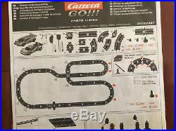 Carrera GO Photo Finish 143 Scale Electric Slot Car Race Track Set 3 Cars