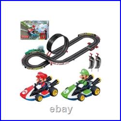 Carrera Kid's GO Electric Slot Car Racing Toy Race Track Set, Mario Kart, Age 6+