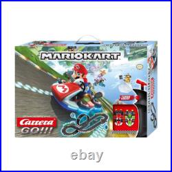 Carrera Kid's GO Electric Slot Car Racing Toy Race Track Set, Mario Kart, Age 6+