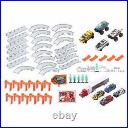 Children Plastic Track Car Toy Set Multi-layer Railcar Assembly Interactive Game