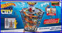 City Mega Garage Playset with Corkscrew Elevator & Storage for 60+ Cars, Includ